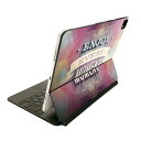 Magic Keyboard 用 スキンシール 11インチ iPad Pro用 第1-4世代 iPad Air 第4-5世代 対応 全面スキンシール フル 前面 背面 保護シール 人気 007351 英語 文字 カラフル レインボー(2)