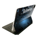 Magic Keyboard 用 スキンシール 11インチ iPad Pro用 第1-4世代 iPad Air 第4-5世代 対応 全面スキンシール フル 前面 背面 保護シール 人気 007355 ハロウィン 青 ブルー 英語 文字