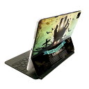 Magic Keyboard 12.9インチ iPad Pro(第4世代、第5世代、第6世代)対応 apple アップル アイパッド 全面スキンシール フル 前面 背面 保護シール 人気 ハロウィン コウモリ レインボー カボチャ 007487