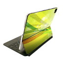Magic Keyboard 12.9インチ iPad Pro(第4世代、第5世代、第6世代)対応 apple アップル アイパッド 全面スキンシール フル 前面 背面 保護シール 人気 007671 カラフル 緑 グリーン ドット(2)
