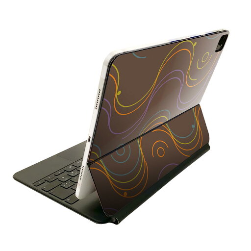 Magic Keyboard 用 スキンシール 11インチ iPad Pro用 第1-4世代 iPad Air 第4-5世代 対応 全面スキンシール フル 前面 背面 保護シール 人気 007696 茶色 ブラウン 模様 Magic Keyboard 用 スキンシール 11インチ iPad Pro用 第1-4世代 iPad Air 第4-5世代 対応 全面スキンシール フル 前面 背面 保護シール 人気 007696 茶色 ブラウン 模様