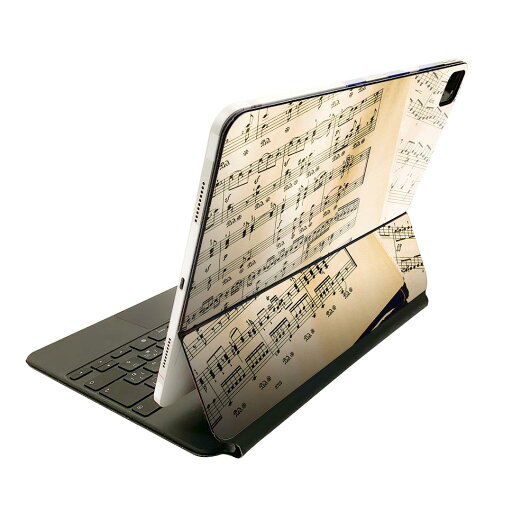 Magic Keyboard 12.9インチ iPad Pro(第4世代、第5世代、第6世代)対応 apple アップル アイパッド 全面スキンシール フル 前面 背面 保護シール 人気 本 音符 楽譜 写真 007988 Magic Keyboard 12.9インチ iPad Pro(第4世代、第5世代、第6世代)対応 apple アップル アイパッド 全面スキンシール フル 前面 背面 保護シール 人気 本 音符 楽譜 写真 007988