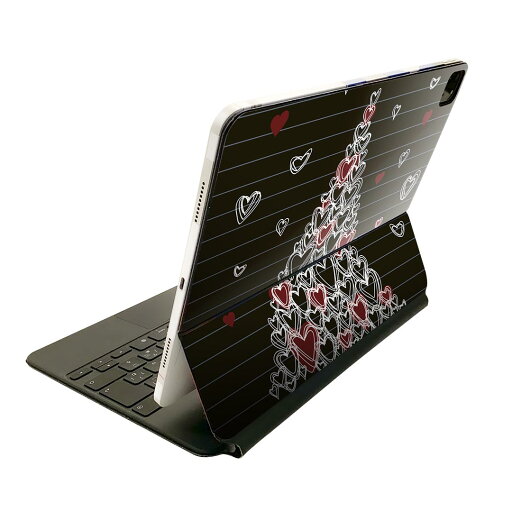 Magic Keyboard 12.9インチ iPad Pro(第4世代、第5世代、第6世代)対応 apple アップル アイパッド 全面スキンシール フル 前面 背面 保護シール 人気 ハート 黒 ブラック ツリー 008000 Magic Keyboard 12.9インチ iPad Pro(第4世代、第5世代、第6世代)対応 apple アップル アイパッド 全面スキンシール フル 前面 背面 保護シール 人気 ハート 黒 ブラック ツリー 008000