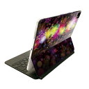 Magic Keyboard 用 スキンシール 11インチ iPad Pro用 第1-4世代 iPad Air 第4-5世代 対応 全面スキンシール フル 前面 背面 保護シール 人気 008051 花 カラフル レインボー 模様