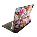 Magic Keyboard 用 スキンシール 11インチ iPad Pro用 第1-4世代 iPad Air 第4-5世代 対応 全面スキンシール フル 前面 背面 保護シール 人気 008092 花 うさぎ カラフル 兎