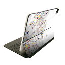 Magic Keyboard 用 スキンシール 11インチ iPad Pro用 第1-4世代 iPad Air 第4-5世代 対応 全面スキンシール フル 前面 背面 保護シール 人気 008313 レインボー カラフル 模様