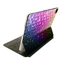 Magic Keyboard 用 スキンシール 11インチ iPad Pro用 第1-4世代 iPad Air 第4-5世代 対応 全面スキンシール フル 前面 背面 保護シール 人気 008344 カラフル レインボー きらきら 模様
