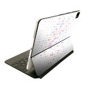 Magic Keyboard 用 スキンシール 11インチ iPad Pro用 第1-4世代 iPad Air 第4-5世代 対応 全面スキンシール フル 前面 背面 保護シール 人気 008475 パステル カラフル 水玉 模様(2)
