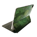 Magic Keyboard 12.9インチ iPad Pro(第4世代、第5世代、第6世代)対応 apple アップル アイパッド 全面スキンシール フル 前面 背面 保護シール 人気 008502 緑 グリーン ハロウィン カボチャ 模様