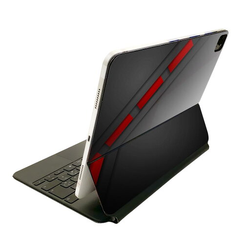 Magic Keyboard 12.9インチ iPad Pro(第4世代、第5世代、第6世代)対応 apple アップル アイパッド 全面スキンシール フル 前面 背面 保護シール 人気 黒 ブラック 赤 レッド 模様 008515 Magic Keyboard 12.9インチ iPad Pro(第4世代、第5世代、第6世代)対応 apple アップル アイパッド 全面スキンシール フル 前面 背面 保護シール 人気 黒 ブラック 赤 レッド 模様 008515