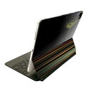 Magic Keyboard 12.9インチ iPad Pro(第4世代、第5世代、第6世代)対応 apple アップル アイパッド 全面スキンシール フル 前面 背面 保護シール 人気 黒 ブラック 花 008740(2)