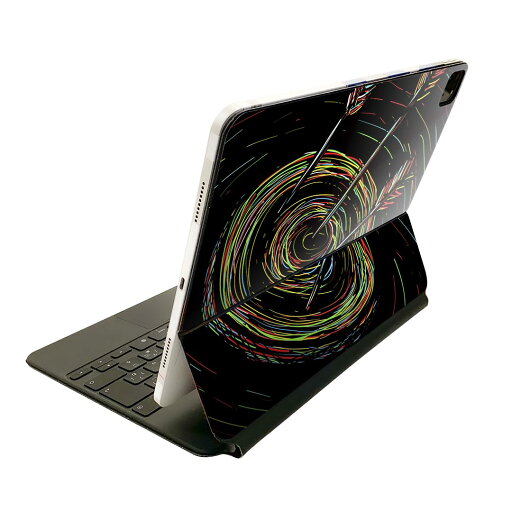 Magic Keyboard 用 スキンシール 11インチ iPad Pro用 第1-4世代 iPad Air 第4-5世代 対応 全面スキンシール フル 前面 背面 保護シール 人気 008741 黒 ブラック 的 弓道 Magic Keyboard 用 スキンシール 11インチ iPad Pro用 第1-4世代 iPad Air 第4-5世代 対応 全面スキンシール フル 前面 背面 保護シール 人気 008741 黒 ブラック 的 弓道
