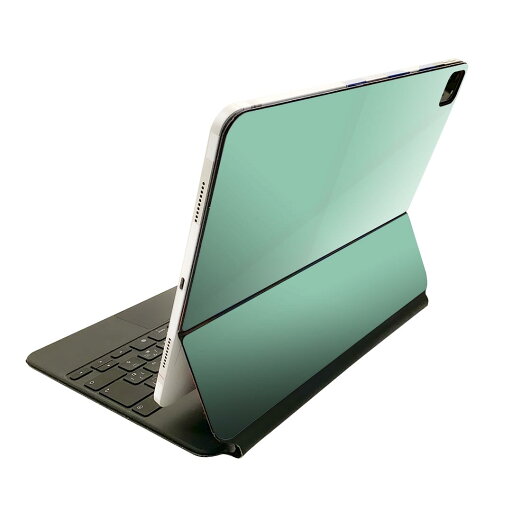 Magic Keyboard 用 スキンシール 11インチ iPad Pro用 第1-4世代 iPad Air 第4-5世代 対応 全面スキンシール フル 前面 背面 保護シール 人気 009011 シンプル 無地 緑 Magic Keyboard 用 スキンシール 11インチ iPad Pro用 第1-4世代 iPad Air 第4-5世代 対応 全面スキンシール フル 前面 背面 保護シール 人気 009011 シンプル 無地 緑