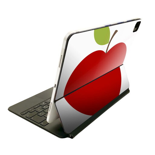 Magic Keyboard 用 スキンシール 11インチ iPad Pro用 第1-4世代 iPad Air 第4-5世代 対応 全面スキンシール フル 前面 背面 保護シール 人気 009346 果物 りんご 赤 Magic Keyboard 用 スキンシール 11インチ iPad Pro用 第1-4世代 iPad Air 第4-5世代 対応 全面スキンシール フル 前面 背面 保護シール 人気 009346 果物 りんご 赤