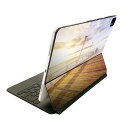 Magic Keyboard 12.9インチ iPad Pro(第4世代、第5世代、第6世代)対応 apple アップル アイパッド 全面スキンシール フル 前面 背面 保護シール 人気 風景 空 写真 009370(2)