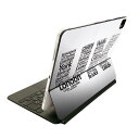 Magic Keyboard 12.9インチ iPad Pro（第4世代、第5世代、第6世代）対応 apple アップル アイパッド　全面スキンシール フル 前面　背面 保護シール 人気 009463 英語　外国　シンプル