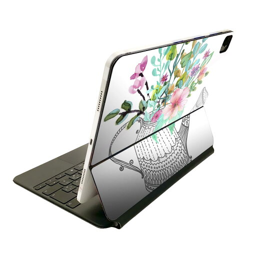 Magic Keyboard 12.9インチ iPad Pro(第4世代、第5世代、第6世代)対応 apple アップル アイパッド 全面スキンシール フル 前面 背面 保護シール 人気 009594 カラフル 花 Magic Keyboard 12.9インチ iPad Pro(第4世代、第5世代、第6世代)対応 apple アップル アイパッド 全面スキンシール フル 前面 背面 保護シール 人気 009594 カラフル 花