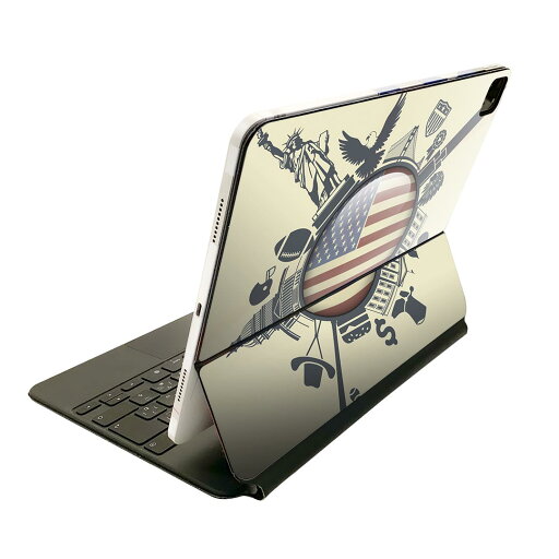 Magic Keyboard 用 スキンシール 11インチ iPad Pro用 第1-4世代 iPad Air 第4-5世代 対応 全面スキンシール フル 前面 背面 保護シール 人気 009612 外国 国旗 風景 Magic Keyboard 用 スキンシール 11インチ iPad Pro用 第1-4世代 iPad Air 第4-5世代 対応 全面スキンシール フル 前面 背面 保護シール 人気 009612 外国 国旗 風景