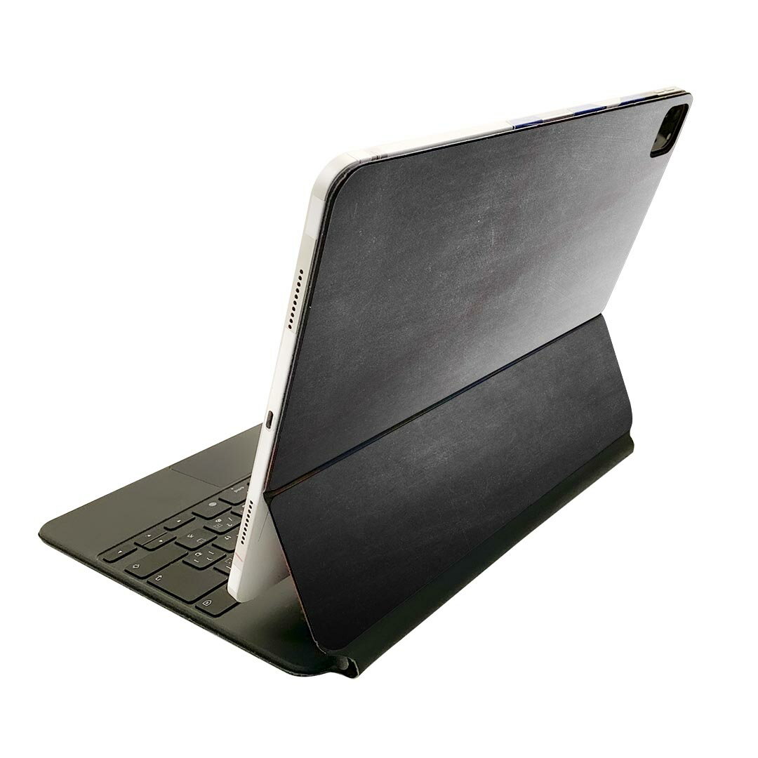 Magic Keyboard 12.9インチ iPad Pro(第4世代、第5世代、第6世代)対応 apple アップル アイパッド 全面スキンシール フル 前面 背面 保護シール 人気 黒板 シンプル 009613