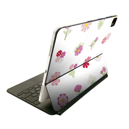Magic Keyboard 用 スキンシール 11インチ iPad Pro用 第1-4世代 iPad Air 第4-5世代 対応 全面スキンシール フル 前面 背面 保護シール 人気 009687 花 ピンク Magic Keyboard 用 スキンシール 11インチ iPad Pro用 第1-4世代 iPad Air 第4-5世代 対応 全面スキンシール フル 前面 背面 保護シール 人気 009687 花 ピンク