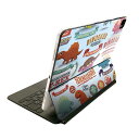 Magic Keyboard 12.9インチ iPad Pro(第4世代、第5世代、第6世代)対応 apple アップル アイパッド 全面スキンシール フル 前面 背面 保護シール 人気 恐竜 こども 英語 009691(2)