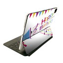 Magic Keyboard 12.9インチ iPad Pro(第4世代、第5世代、第6世代)対応 apple アップル アイパッド 全面スキンシール フル 前面 背面 保護シール 人気 009732 バースデー パーティー 音楽(2)
