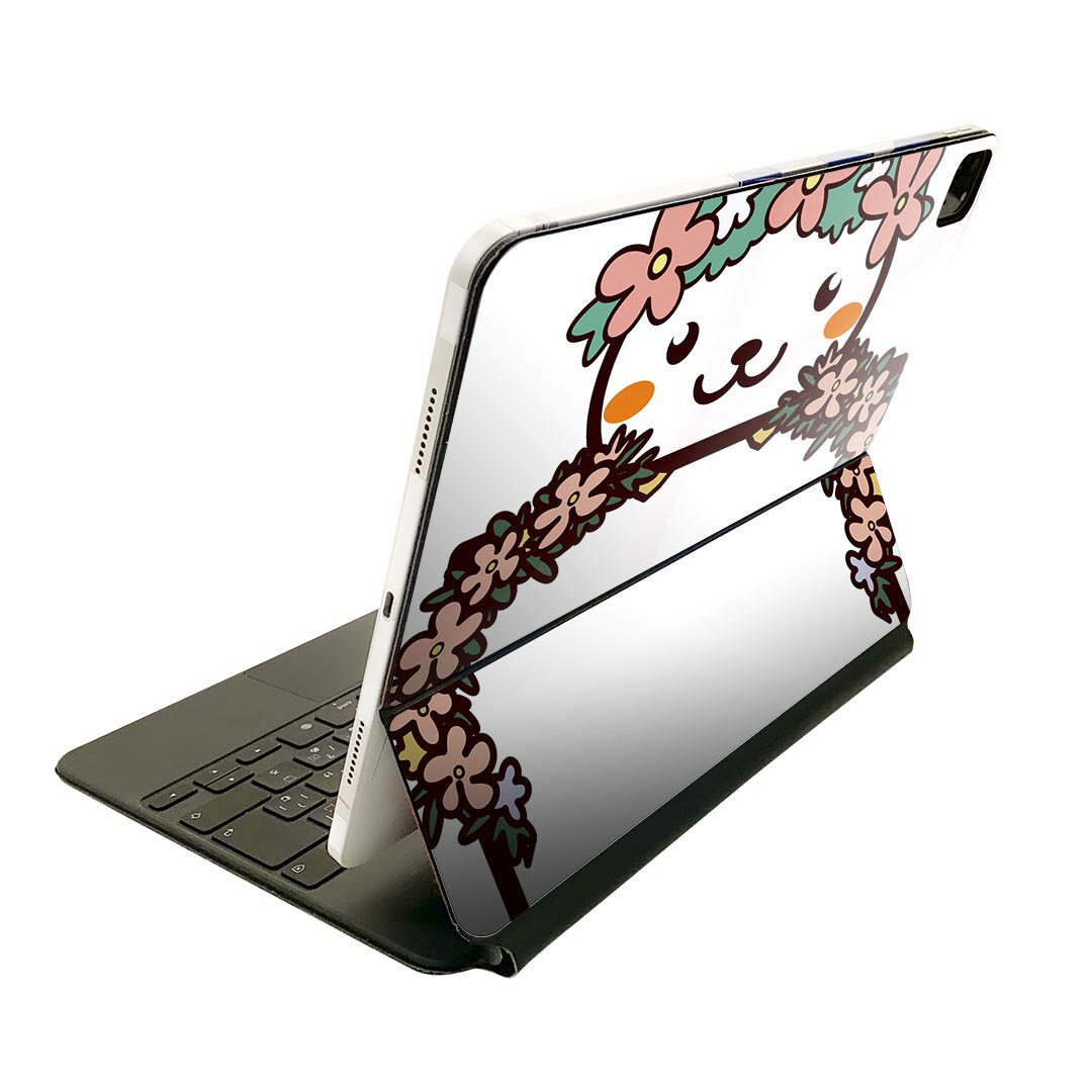 Magic Keyboard 12.9インチ iPad Pro（第4世代、第5世代、第6世代）対応 apple アップル アイパッド　全面スキンシール フル 前面　背面 保護シール 人気 009872 動物　　熊