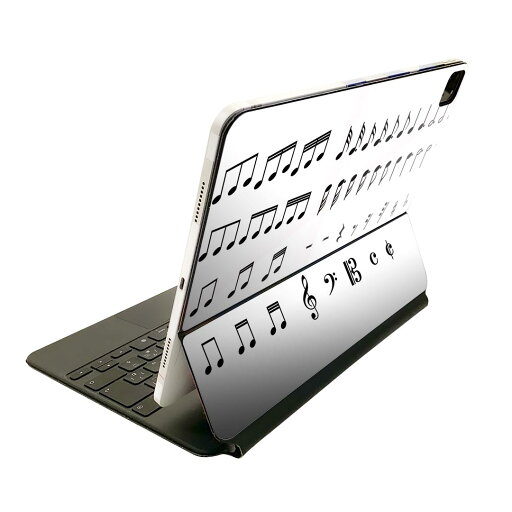 Magic Keyboard 用 スキンシール 11インチ iPad Pro用 第1-4世代 iPad Air 第4-5世代 対応 全面スキンシール フル 前面 背面 保護シール 人気 010043 音楽 音符 シンプル Magic Keyboard 用 スキンシール 11インチ iPad Pro用 第1-4世代 iPad Air 第4-5世代 対応 全面スキンシール フル 前面 背面 保護シール 人気 010043 音楽 音符 シンプル