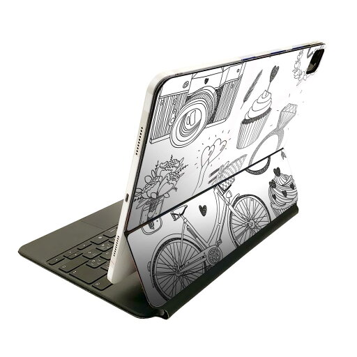 Magic Keyboard 用 スキンシール 11インチ iPad Pro用 第1-4世代 iPad Air 第4-5世代 対応 全面スキンシール フル 前面 背面 保護シール 人気 010178 LOVE カメラ Magic Keyboard 用 スキンシール 11インチ iPad Pro用 第1-4世代 iPad Air 第4-5世代 対応 全面スキンシール フル 前面 背面 保護シール 人気 010178 LOVE カメラ