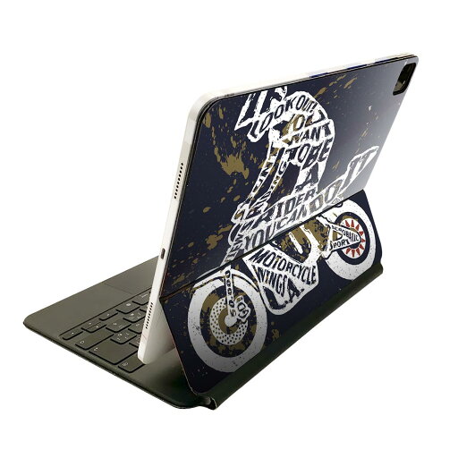 Magic Keyboard 12.9インチ iPad Pro(第4世代、第5世代、第6世代)対応 apple アップル アイパッド 全面スキンシール フル 前面 背面 保護シール 人気 乗り物 バイク イラスト 010389 Magic Keyboard 12.9インチ iPad Pro(第4世代、第5世代、第6世代)対応 apple アップル アイパッド 全面スキンシール フル 前面 背面 保護シール 人気 乗り物 バイク イラスト 010389