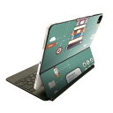 Magic Keyboard 用 スキンシール 11インチ iPad Pro用 第1-4世代 iPad Air 第4-5世代 対応 全面スキンシール フル 前面 背面 保護シール 人気 010497 ロケット 本 イラスト(2)