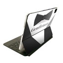 Magic Keyboard 用 スキンシール 11インチ iPad Pro用 第1-4世代 iPad Air 第4-5世代 対応 全面スキンシール フル 前面 背面 保護シール 人気 010522 蝶ネクタイ おしゃれ 英語