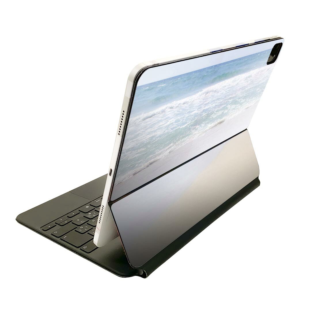 Magic Keyboard 12.9インチ iPad Pro（第4世代、第5世代、第6世代）対応 apple アップル アイパッド　全面スキンシール フル 前面　背面 保護シール 人気 010535 海　砂浜　ヒトデ