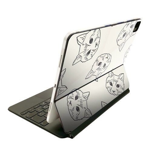 Magic Keyboard 12.9インチ iPad Pro(第4世代、第5世代、第6世代)対応 apple アップル アイパッド 全面スキンシール フル 前面 背面 保護シール 人気 猫 動物 イラスト 010693 Magic Keyboard 12.9インチ iPad Pro(第4世代、第5世代、第6世代)対応 apple アップル アイパッド 全面スキンシール フル 前面 背面 保護シール 人気 猫 動物 イラスト 010693
