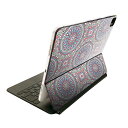 Magic Keyboard 用 スキンシール 11インチ iPad Pro用 第1-4世代 iPad Air 第4-5世代 対応 全面スキンシール フル 前面 背面 保護シール 人気 010760 花 アジアン(2)