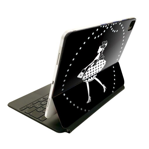 Magic Keyboard 12.9インチ iPad Pro(第4世代、第5世代、第6世代)対応 apple アップル アイパッド 全面スキンシール フル 前面 背面 保護シール 人気 010809 リボン 水玉 ガーリー Magic Keyboard 12.9インチ iPad Pro(第4世代、第5世代、第6世代)対応 apple アップル アイパッド 全面スキンシール フル 前面 背面 保護シール 人気 010809 リボン 水玉 ガーリー
