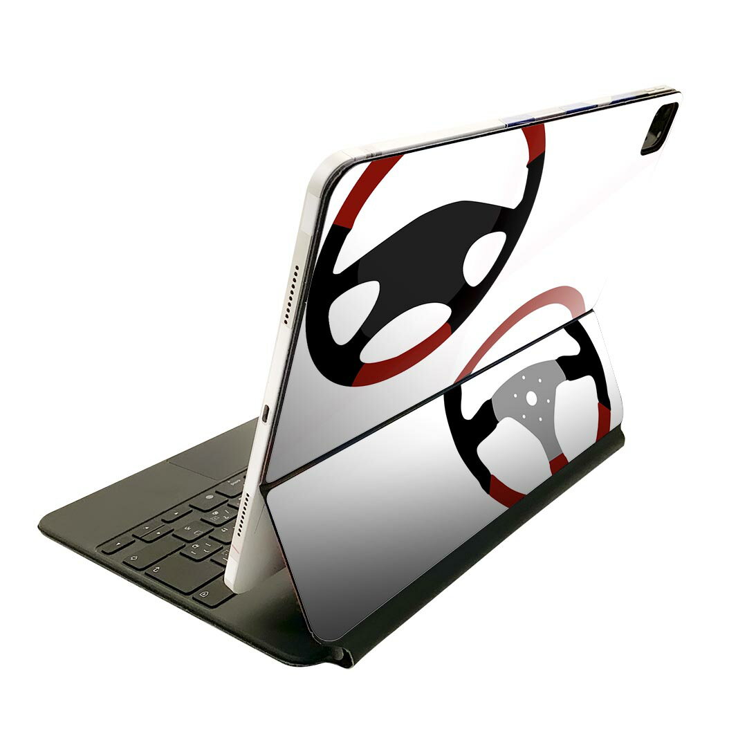 Magic Keyboard 用 スキンシール 11インチ iPad Pro用 第1-4世代 iPad Air 第4-5世代 対応 全面スキンシール フル 前面 背面 保護シール 人気 010897 車 ハンドル 乗り物
