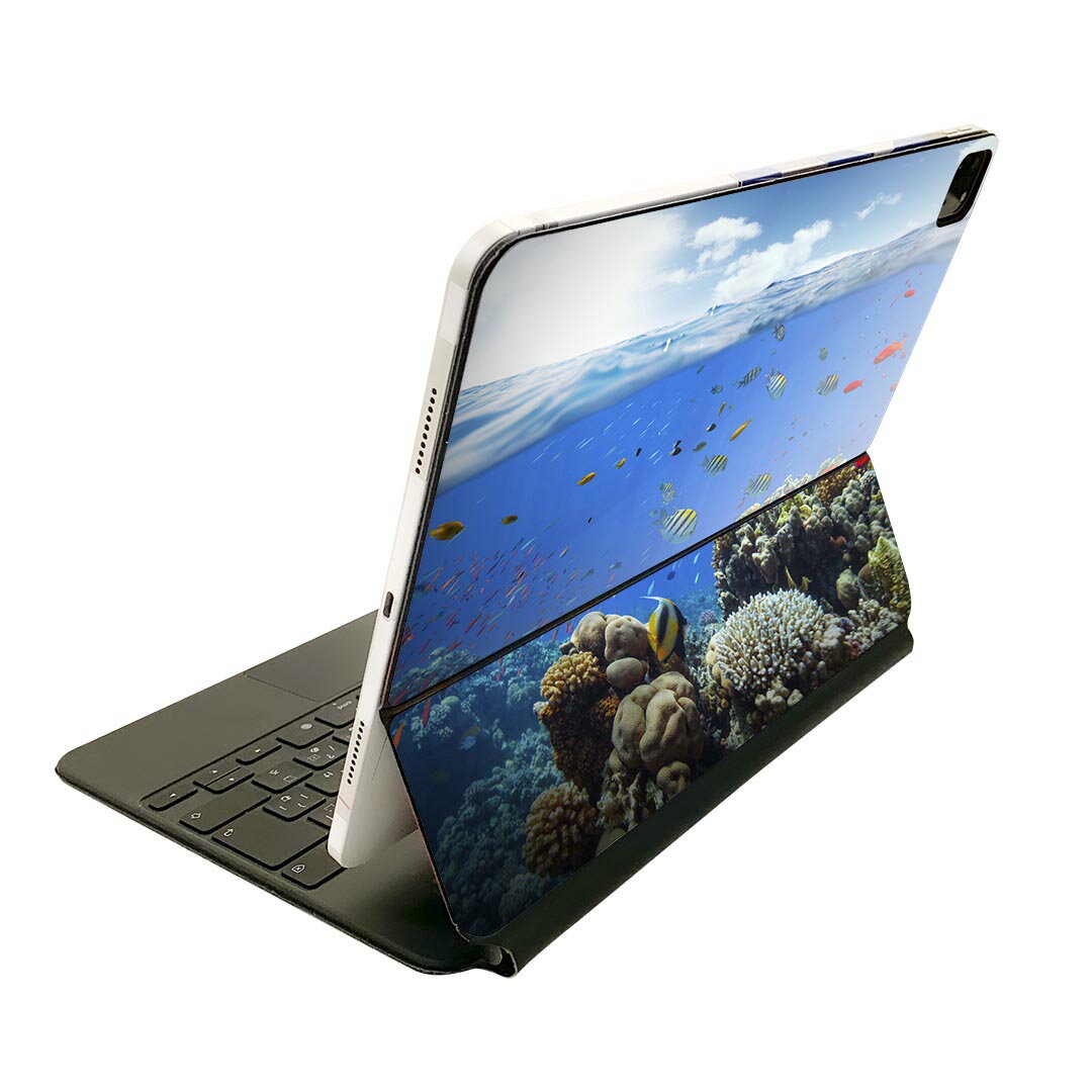 Magic Keyboard 12.9インチ iPad Pro（第4世代、第5世代、第6世代）対応 apple アップル アイパッド 全面スキンシール フル 前面 背面 ..