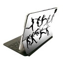 Magic Keyboard 12.9インチ iPad Pro(第4世代、第5世代、第6世代)対応 apple アップル アイパッド 全面スキンシール フル 前面 背面 保護シール 人気 010955 人物 スポーツ シルエット(2)