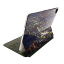 Magic Keyboard 12.9インチ iPad Pro(第4世代、第5世代、第6世代)対応 apple アップル アイパッド 全面スキンシール フル 前面 背面 保護シール 人気 夜景 写真 010983(2)