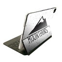 Magic Keyboard 用 スキンシール 11インチ iPad Pro用 第1-4世代 iPad Air 第4-5世代 対応 全面スキンシール フル 前面 背面 保護シール 人気 011009 山 白 黒(2)
