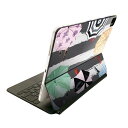 Magic Keyboard 12.9インチ iPad Pro(第4世代、第5世代、第6世代)対応 apple アップル アイパッド 全面スキンシール フル 前面 背面 保護シール 人気 011253 傘 おしゃれ ボーダー