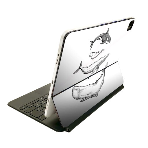 Magic Keyboard 12.9インチ iPad Pro(第4世代、第5世代、第6世代)対応 apple アップル アイパッド 全面スキンシール フル 前面 背面 保護シール 人気 011427 海 生き物 アニマル Magic Keyboard 12.9インチ iPad Pro(第4世代、第5世代、第6世代)対応 apple アップル アイパッド 全面スキンシール フル 前面 背面 保護シール 人気 011427 海 生き物 アニマル