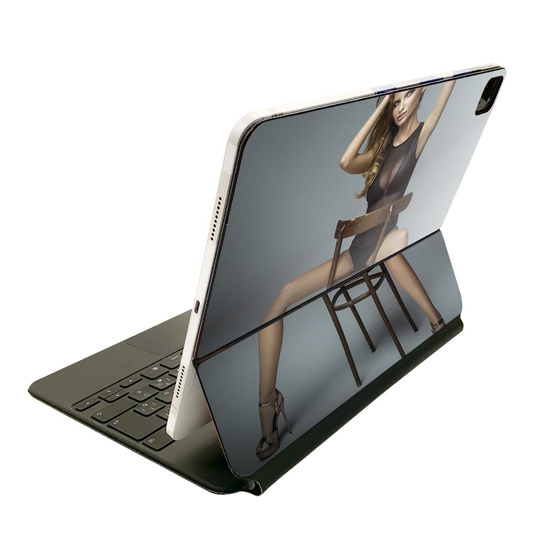 Magic Keyboard 12.9インチ iPad Pro(第4世代、第5世代、第6世代)対応 apple アップル アイパッド 全面スキンシール フル 前面 背面 保護シール 人気 おしゃれ 女性 011536