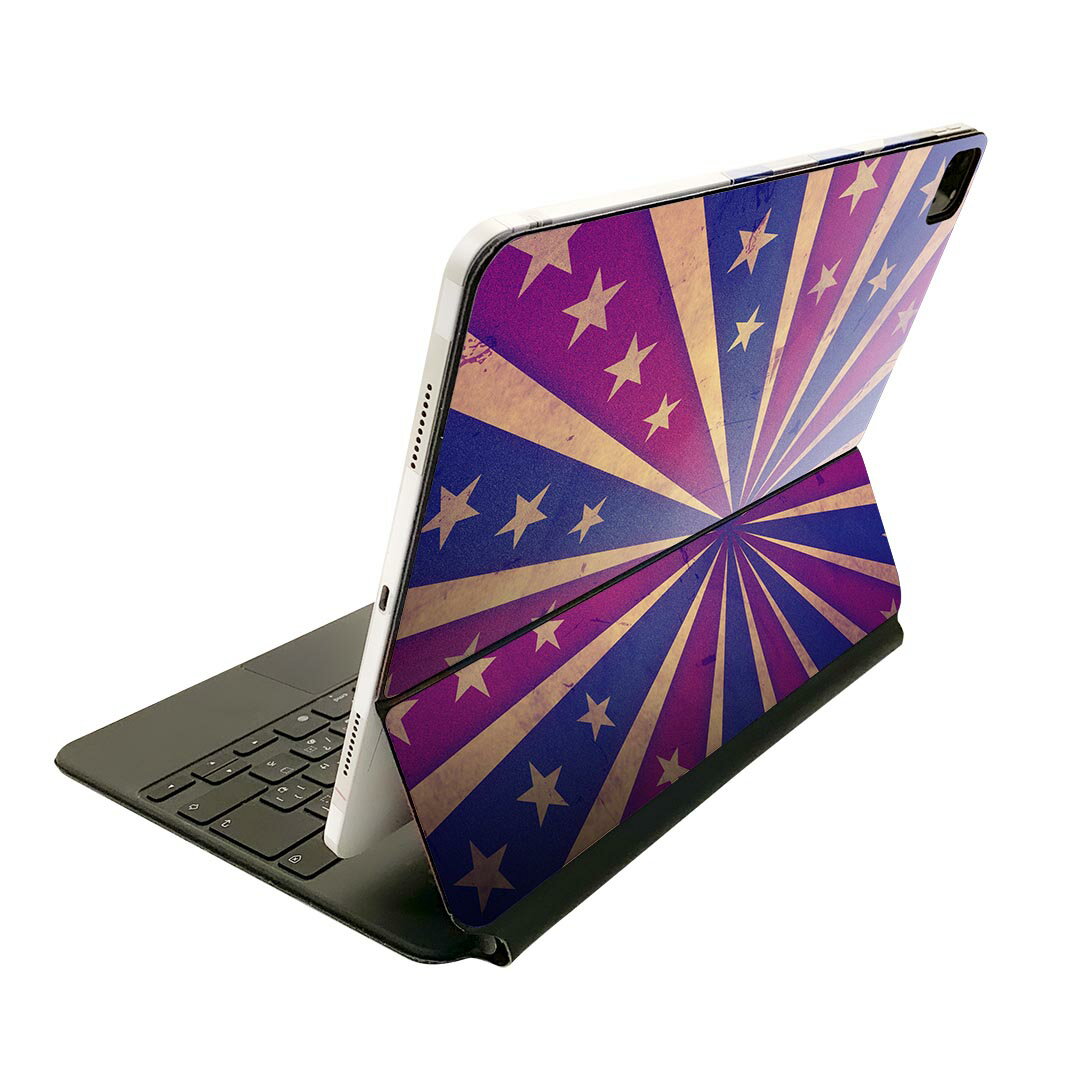Magic Keyboard 12.9インチ iPad Pro（第4世代、第5世代、第6世代）対応 apple アップル アイパッド　全面スキンシール フル 前面　背..