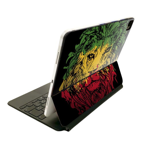 Magic Keyboard 用 スキンシール 11インチ iPad Pro用 第1-4世代 iPad Air 第4-5世代 対応 全面スキンシール フル 前面 背面 保護シール 人気 011733 動物 ライオン レゲエ Magic Keyboard 用 スキンシール 11インチ iPad Pro用 第1-4世代 iPad Air 第4-5世代 対応 全面スキンシール フル 前面 背面 保護シール 人気 011733 動物 ライオン レゲエ