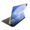 Magic Keyboard 12.9インチ iPad Pro(第4世代、第5世代、第6世代)対応 apple アップル アイパッド 全面スキンシール フル 前面 背面 保護シール 人気 地球 宇宙 青 011802(2)