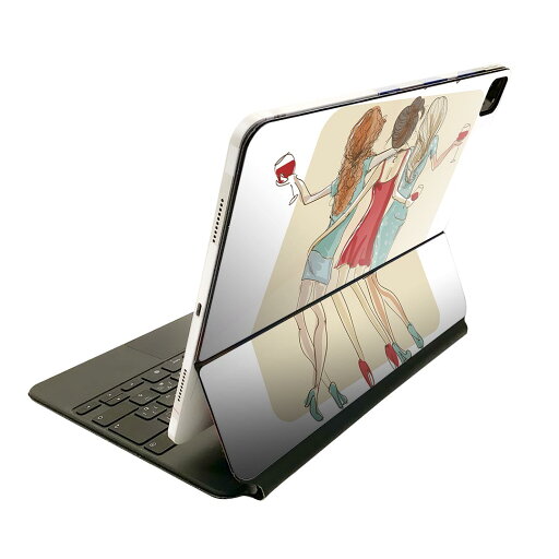 Magic Keyboard 12.9インチ iPad Pro(第4世代、第5世代、第6世代)対応 apple アップル アイパッド 全面スキンシール フル 前面 背面 保護シール 人気 011937 イラスト 女性 おしゃれ Magic Keyboard 12.9インチ iPad Pro(第4世代、第5世代、第6世代)対応 apple アップル アイパッド 全面スキンシール フル 前面 背面 保護シール 人気 011937 イラスト 女性 おしゃれ
