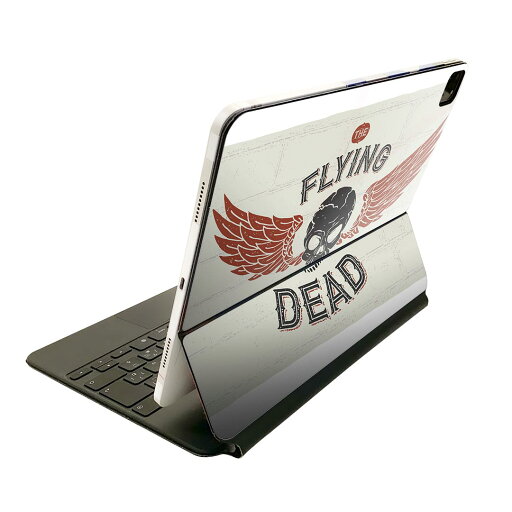 Magic Keyboard 12.9インチ iPad Pro(第4世代、第5世代、第6世代)対応 apple アップル アイパッド 全面スキンシール フル 前面 背面 保護シール 人気 012268 スカル 羽 英語 Magic Keyboard 12.9インチ iPad Pro(第4世代、第5世代、第6世代)対応 apple アップル アイパッド 全面スキンシール フル 前面 背面 保護シール 人気 012268 スカル 羽 英語