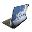 Magic Keyboard 用 スキンシール 11インチ iPad Pro用 第1-4世代 iPad Air 第4-5世代 対応 全面スキンシール フル 前面 背面 保護シール 人気 012292 空 月 きりん(2)